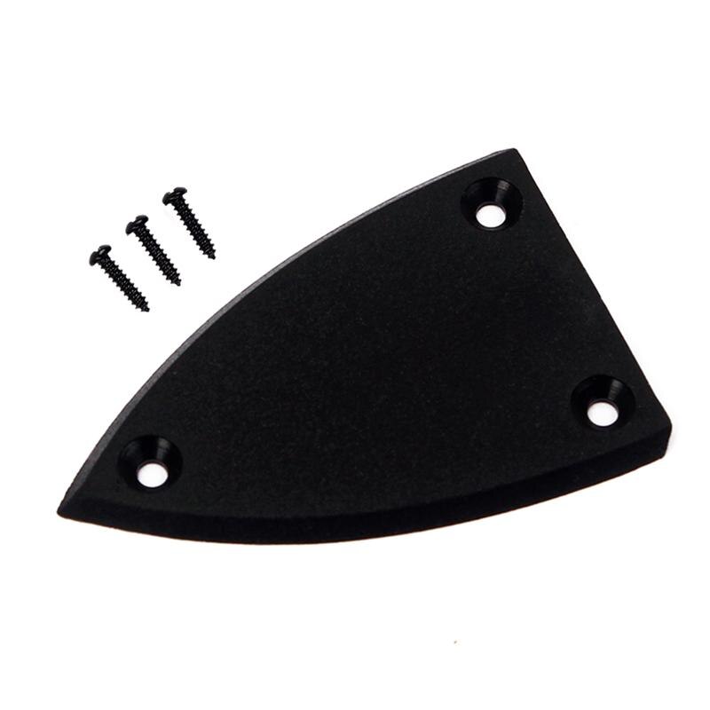 2pcs Truss Rod Cover Durable 3 Holes Plastic Guitar Parts Truss Rod Cover for Musical Instrument Bass Guitar