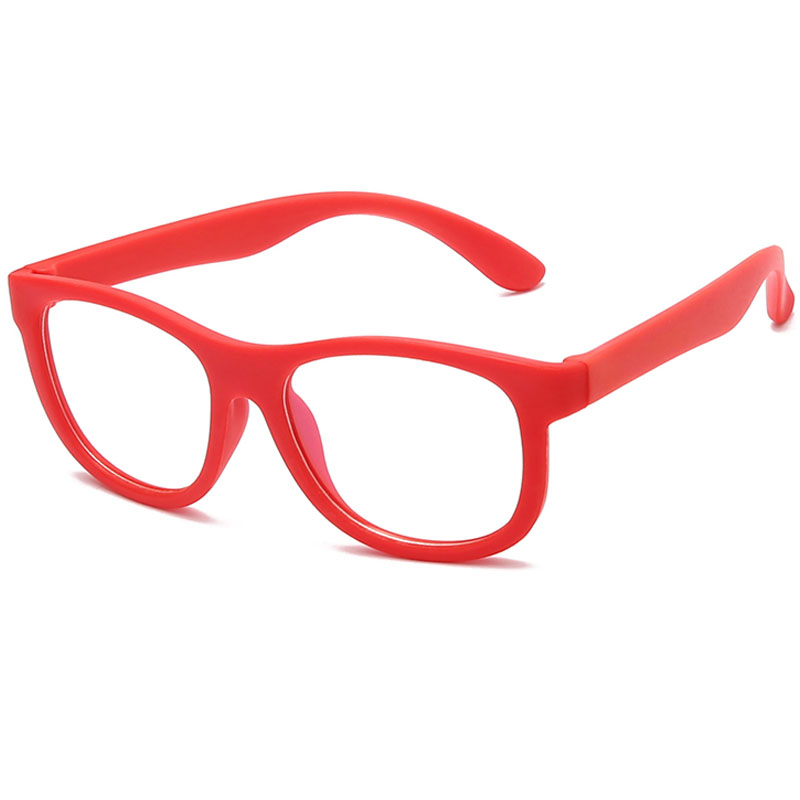 WarBlade freundlicher Gläser Blau Licht Blockieren Gläser Junge Mädchen Computer transparent Brillen freundlicher Optische Rahmen Brillen UV400: rot