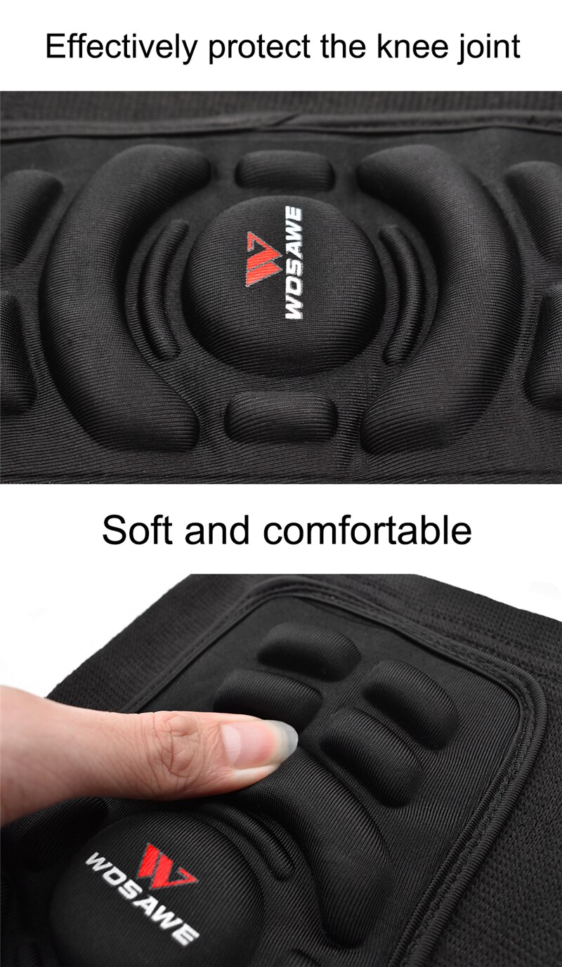 WOSAWE de codo rodilleras de bicicleta de montaña protección Set Dancing rodilla rodillera soporte MTB Moto de descenso Protector de la rodilla