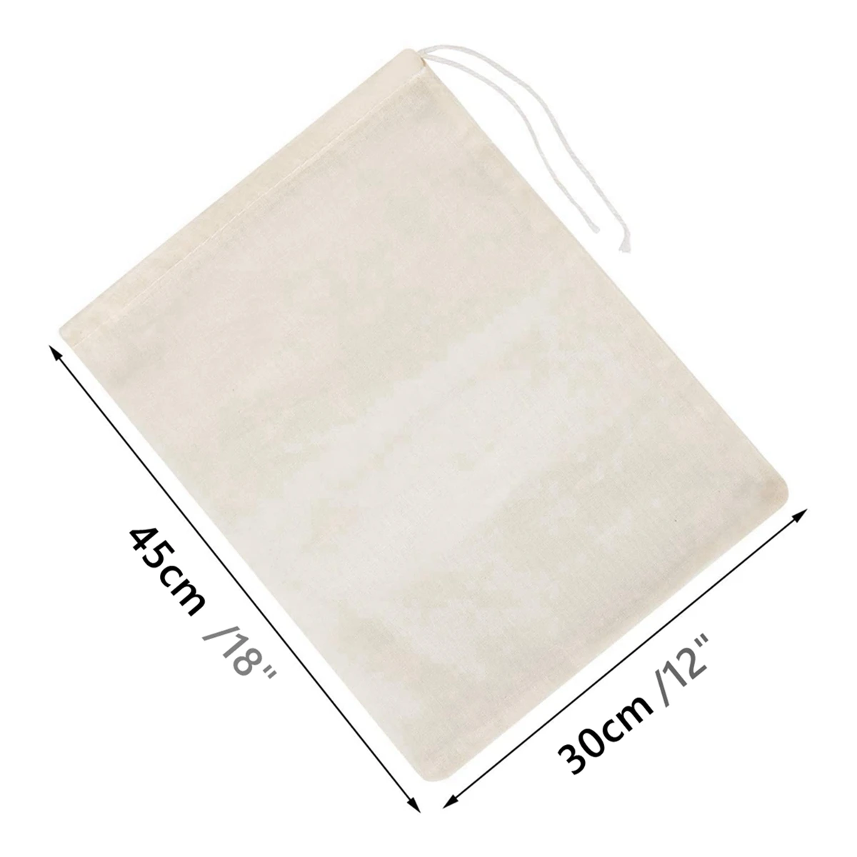 Reusable Cheese Cloth Cheesecloth Bags for Straining Nut Milk Bags Cold Brew Bags Tea Yogurt Coffee Filter Strainers Bag: Silver
