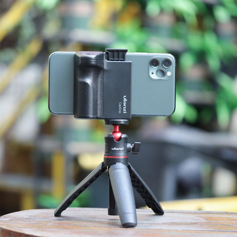 CapGrip-Dispositivo de fotografía para teléfono móvil, dispositivo de ayuda para tiro con una mano, Control remoto inalámbrico por Bluetooth, mango de cámara con una sola mano