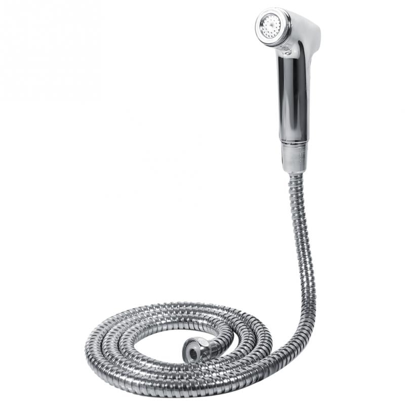 1Set Multi-Functionele Bidet Sproeier Abs Badkamer Handheld Bidet Douche Sproeier Slang Houder Muurbeugel Set
