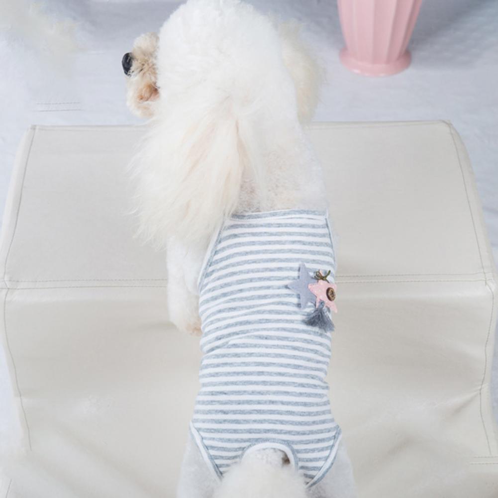 Pet Short Pants Wearable Puppy Jumpsuit Sanitary Pants Soft Touching Adjustable Dog Diaper