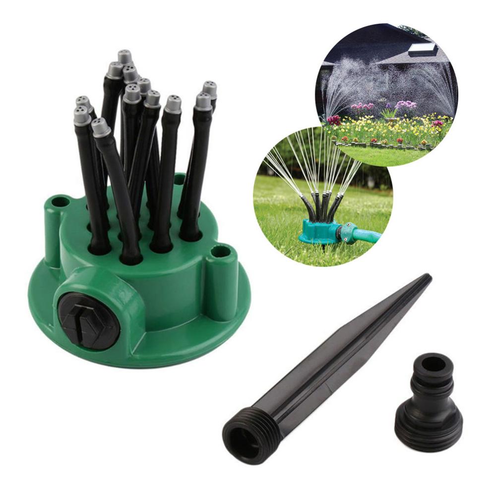 360 Degree Rotating Sprinkler Noodle Head Water Sprinkler Garden Watering Sprinkler for Garden Irrigation Roof Cooling