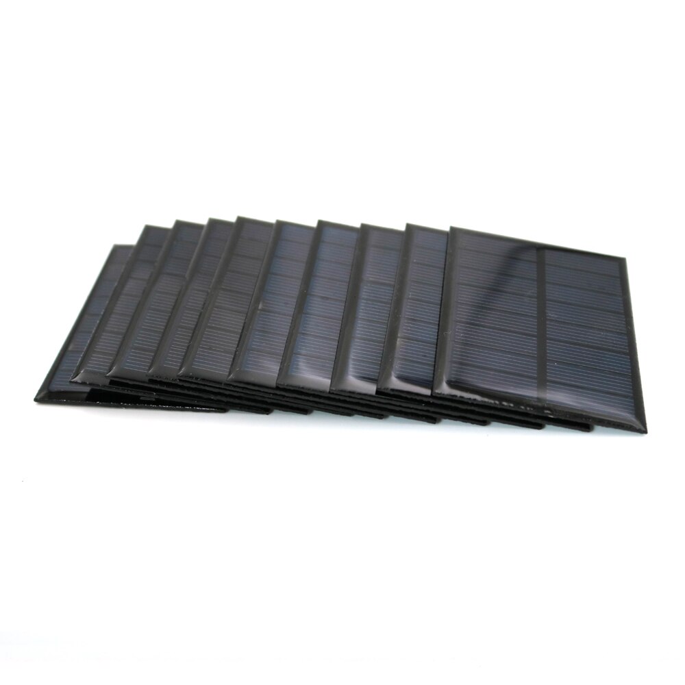 10 stk 1v 1.5v 2v 3v 3.5v 4v solpanel mini solcelle solpanel standard epoxy polykrystallinsk silicium med 15cm forlængerledninger