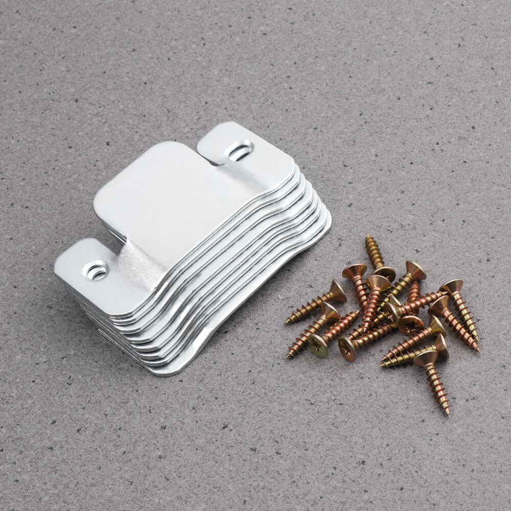 8pcs Universal Sectional Sofa Interlocking Furniture Connector with 16pcs Screws