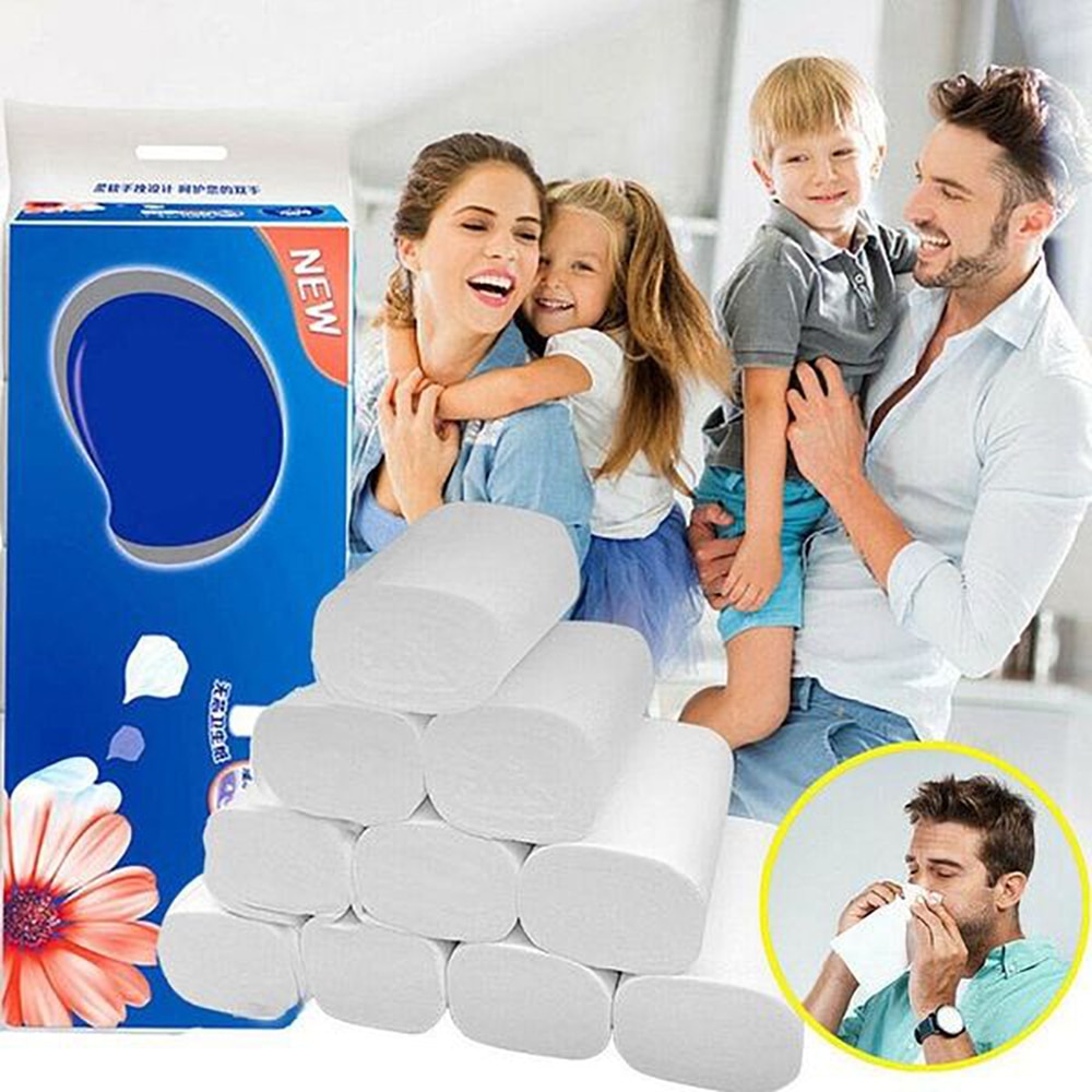 Kitchen Toilet Paper Roll Bathroom Home Kitchen Toilet Paper White Cleaner Roll Tissue Towels Tissue 4 Ply