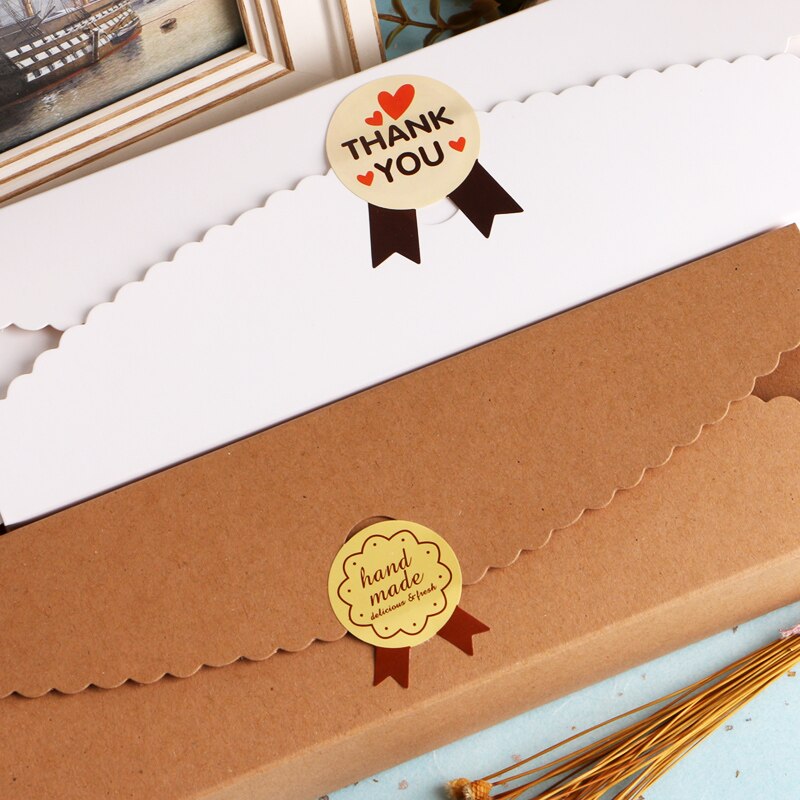 400pcs/lot Handmade Thank You Stickers scrapbooking for package adhesive thank you sticker seal labels stationery