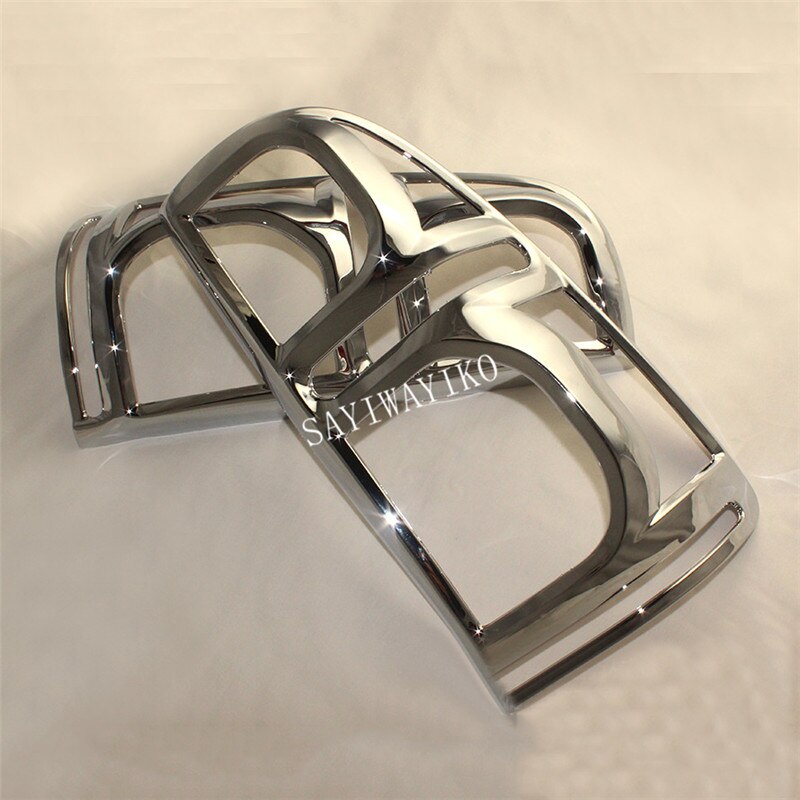CHROME STYLING REAR LIGHTS COVER TAIL light COVER CHORMED TRIMS COVER FOR TOYOTA HILUX VIGO CAR REAR LAMP COVER