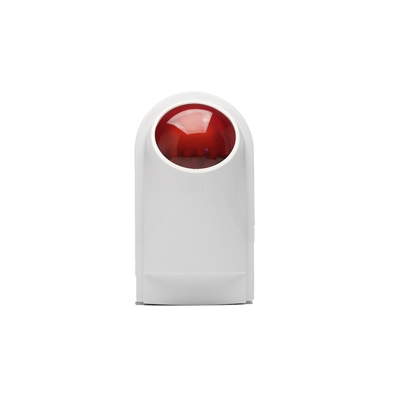 Sirena con cable de 12v para exteriores, sonido y luz impermeables, alarma de sirena intermitente de 433MHZ, sistema de alarma de silbato, Sensor de seguridad para hogar