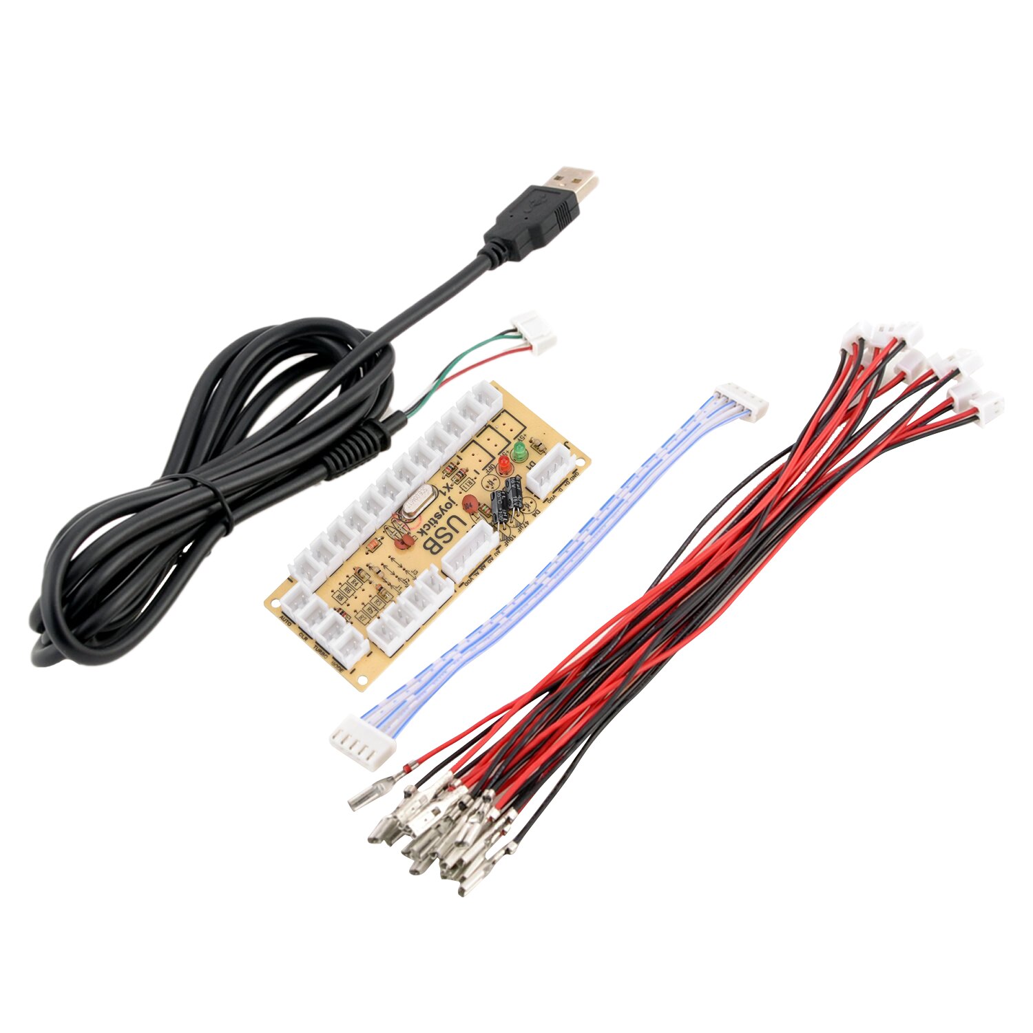 Usb Encoder Diy Arcade Kit Arcade Joystick Chip Arcade Joystick Controller Voor Kof En Stok Controle: Default Title