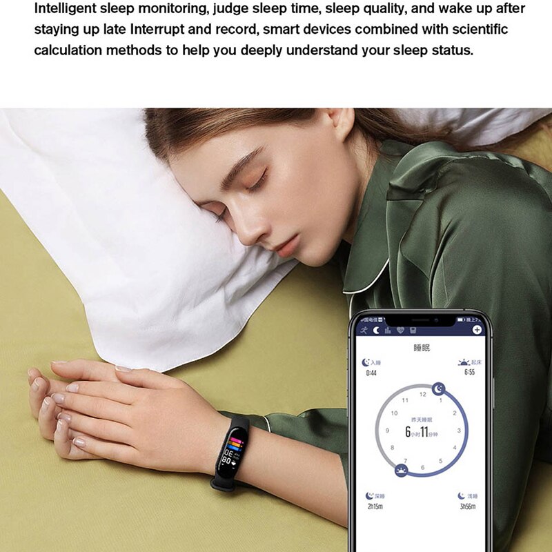 Smart Bluetooth APP bracelet, removable USB charging, step count PR blood pressure Sop2 health monitoring Sports bracelet