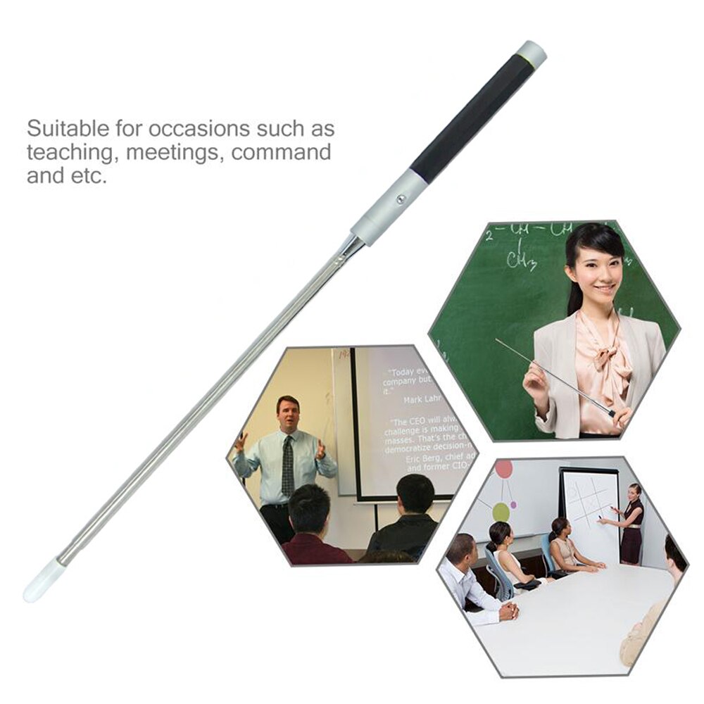 Portable Interactive Whiteboard Optical Infrared Telescopic Pen Extendable Classroom Meeting Electronic Pointer Pen