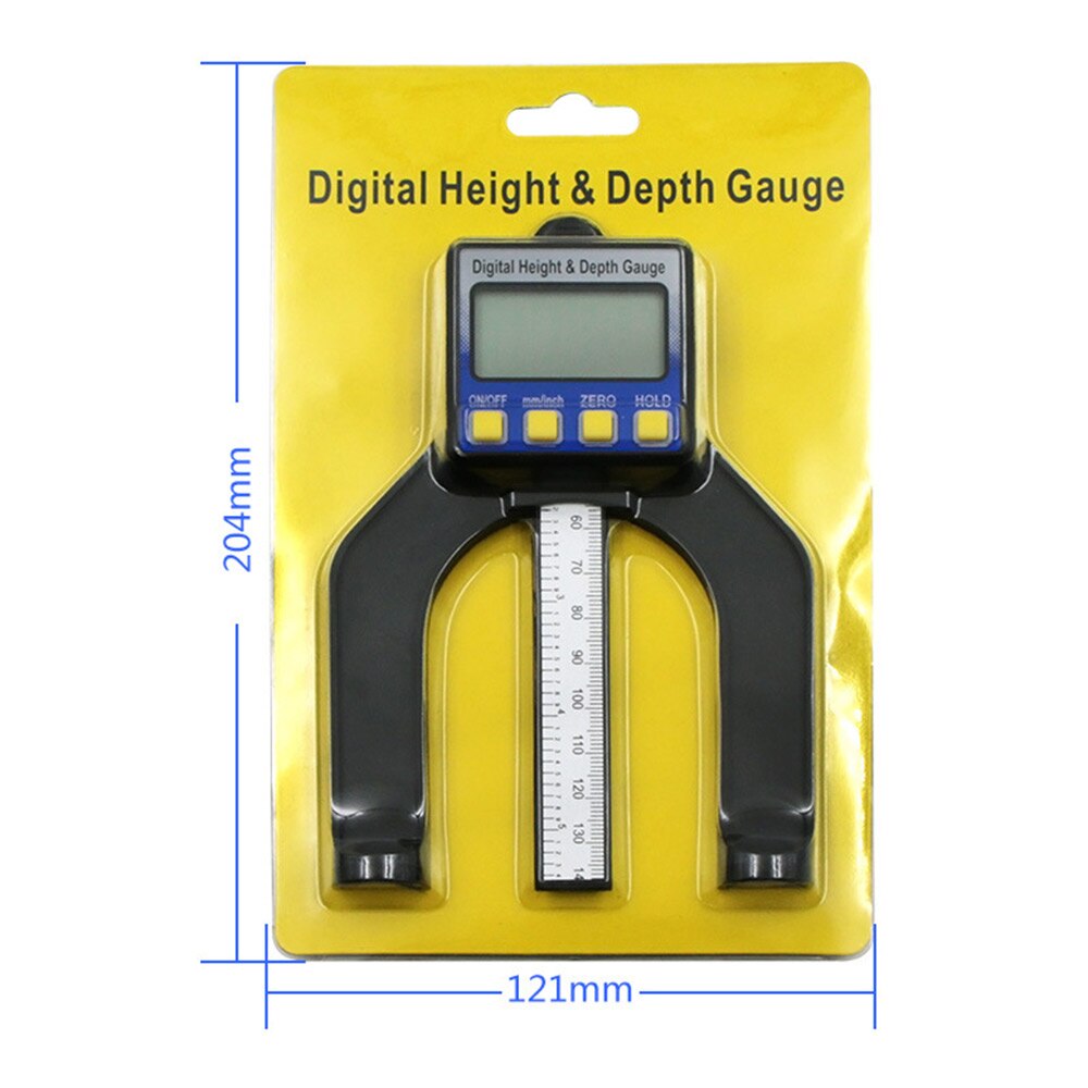 LCD Digital Ruler Slide Caliper Vernier Height And Depth Gauge With Measuring Range With Magnets Router Self Standing Aperture