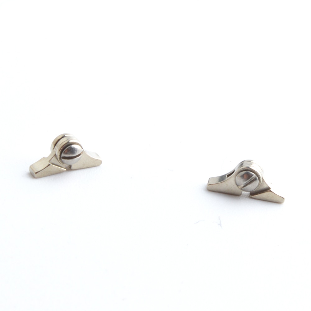 1 paire charnière de lunettes haute Nickel 1.6mm de large forte charnière de soudure de lunettes pour la réparation de cadre optique