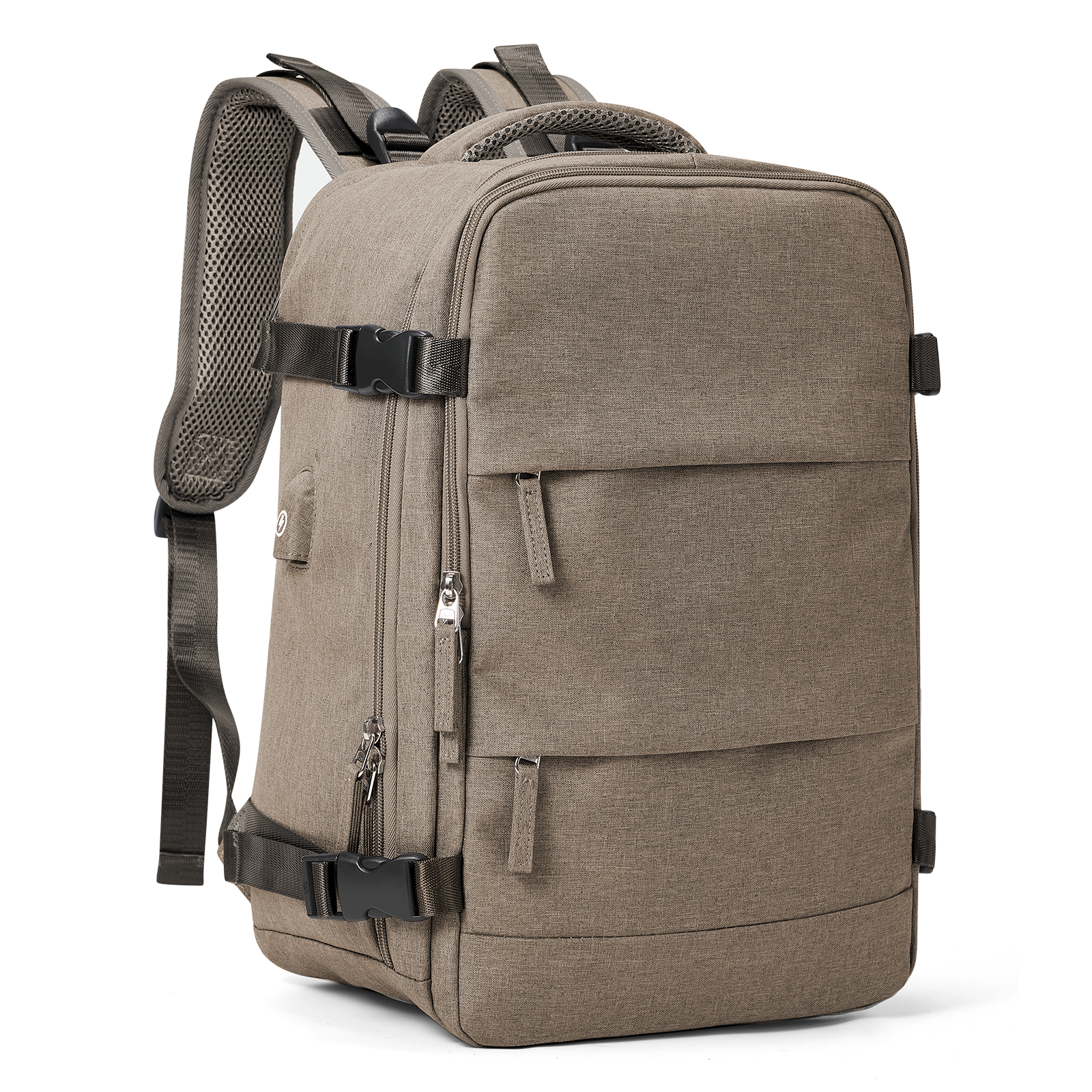 Torba kabinowa, 40*20*25, plecak podróżny, plecak męski, torba podróżna służbowa, torba na komputer dla studentów, wielokolorowa: Khaki