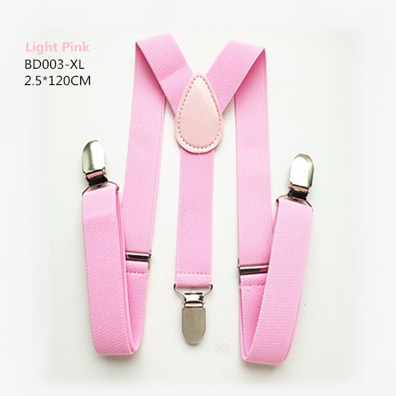 Bd003-  charmerende røde serie baby seler 3 klips på voksne kvinder seler justerbar y ryg børn seler: Lys pink xl