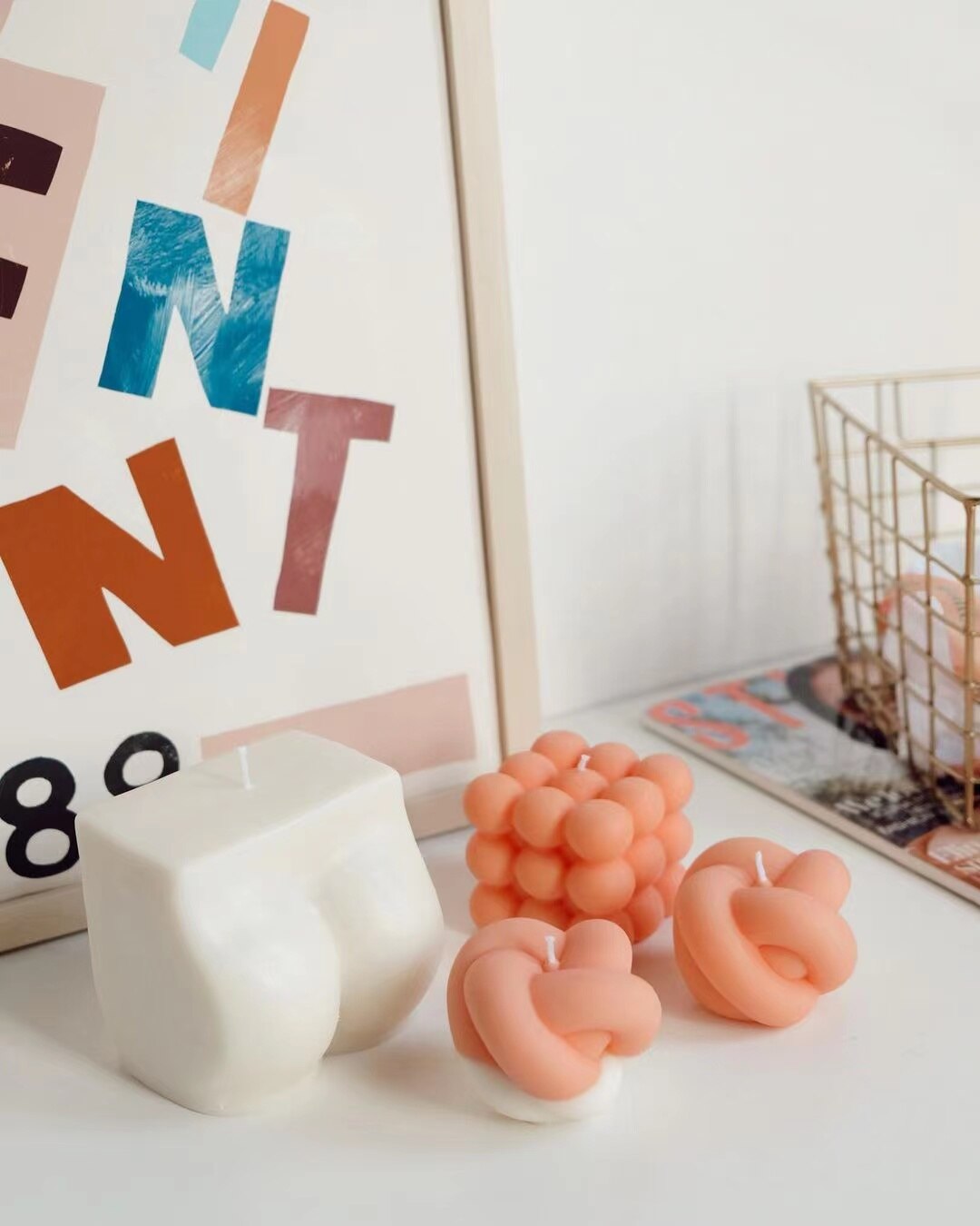 Geometry Soap Mould Tool Stocked Flexible Round Wool Ball Cubic Bubble Desktop Ornaments Candle Silicone Mold