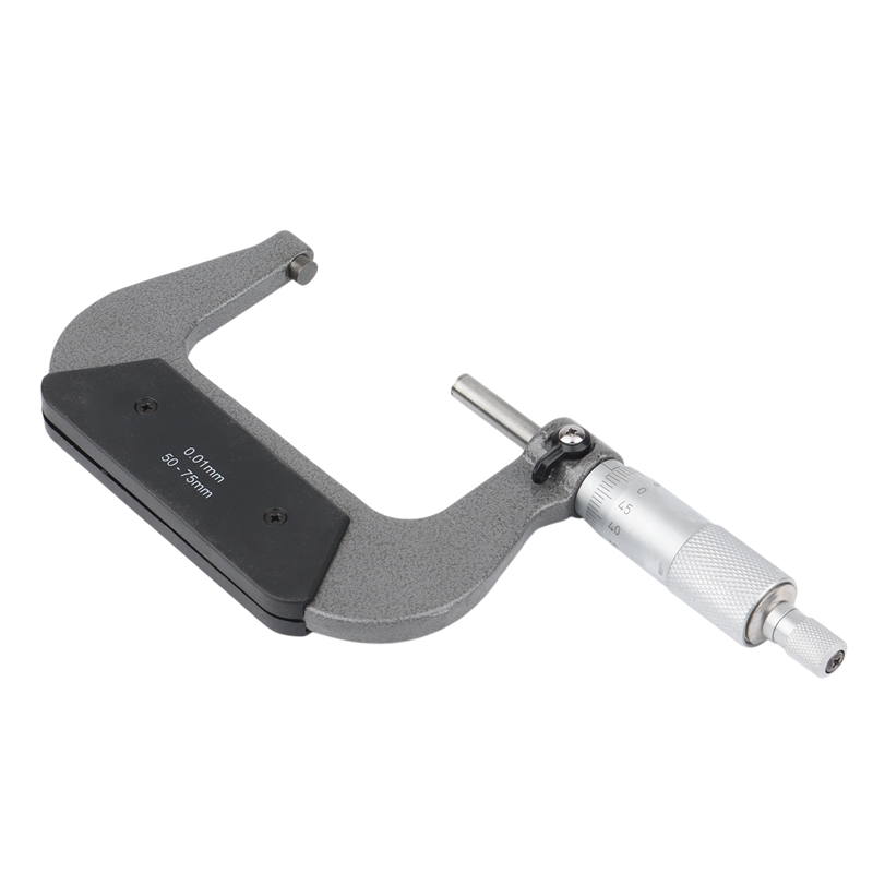 External Thread Micrometer 50-75mm Precision 0.01mm Gauge Mechanical Micrometer Spiral Micrometer