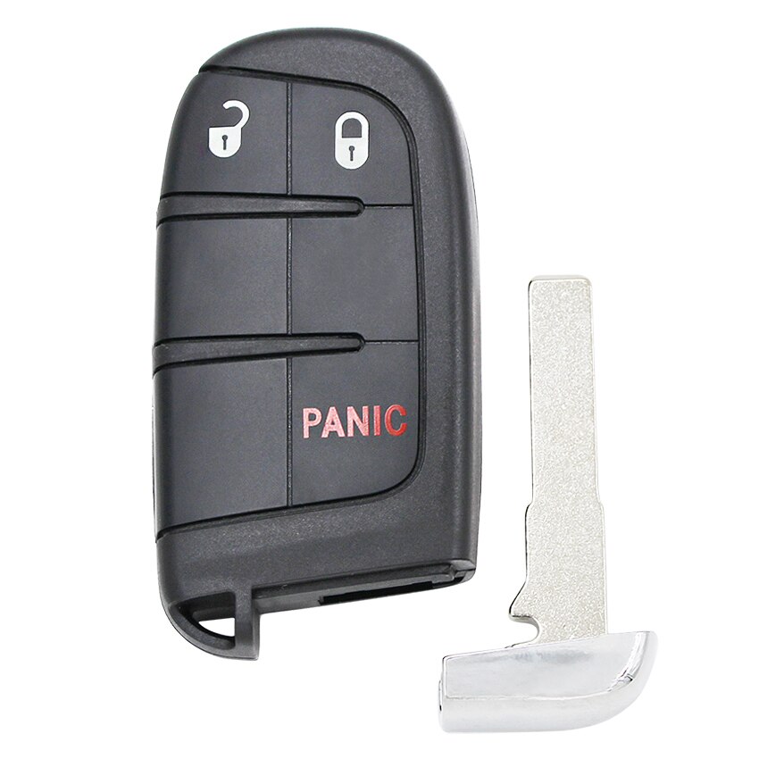 3/4/5 buttons Smart Remote Key Shell for Fiat 500X 500 500L for Jeep Renegade Compass M3N-40821302 with uncut SIP22 blade