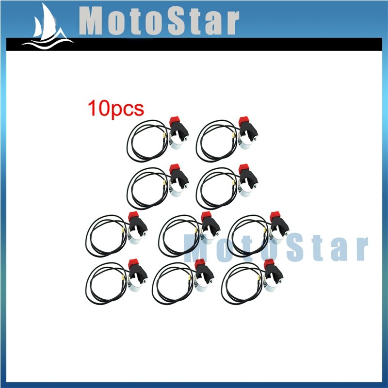 Ontsteking Kill Stop Schakelaar Voor 2 Takt 47cc 49cc MTA1 MTA2 Mini ATV Quad 4 Wheeler Pocket Bike: 10pcs