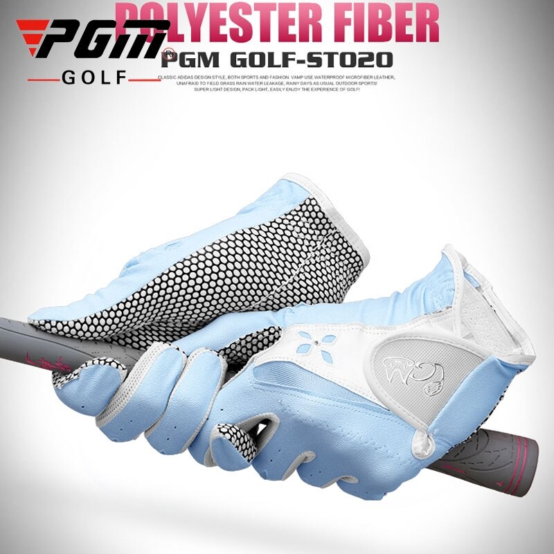 1 paar Frauen Leder Golf Handschuhe Verknüpfungen Rechts Hand Schweiß Saugfähigen Sport Handschuhe Damen Anti-Unterhose Golf Handschuhe d0514