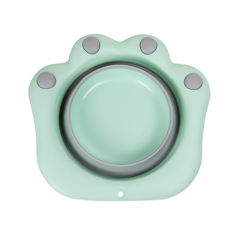 Eco Friendly Portable Folding Bucket Foldable Kitten claw washbasin Tourism Travel Outdoor Fishing Camping Car Wash Bucke: Green