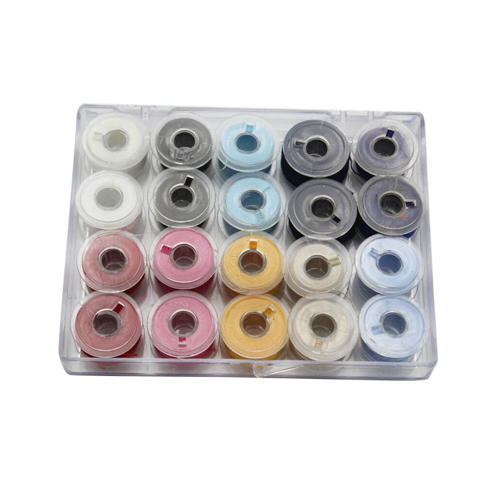 Hilo de coser hecho a mano de 20/39/40/50 colores, máquina de coser de bordado para el hogar caja de línea Kit de costura resistente a mano de hilos: 20pcs