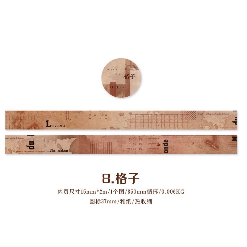 Vintage
Washi Tape Antique Retro Decorative Masking Tape For Craft Kids Scrapbooking Supplies: Blue