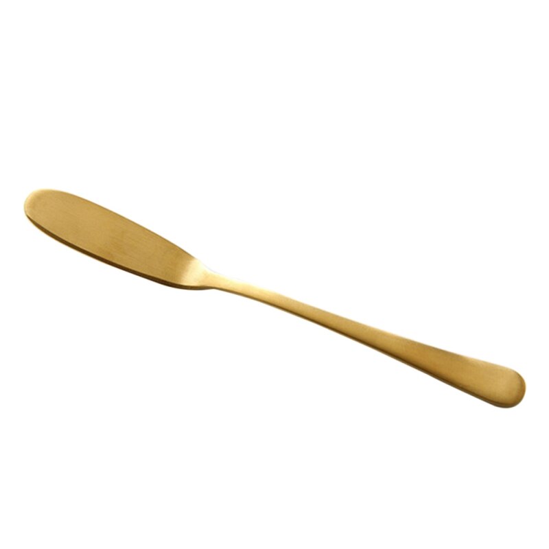 retro złota łopata łyżeczka robić kawy łyżeczka robić deserów ze stali nierdzewnej arbuz łyżka łyżka robić lodów końcówka łopata okrągła łyżka kuchenna: E