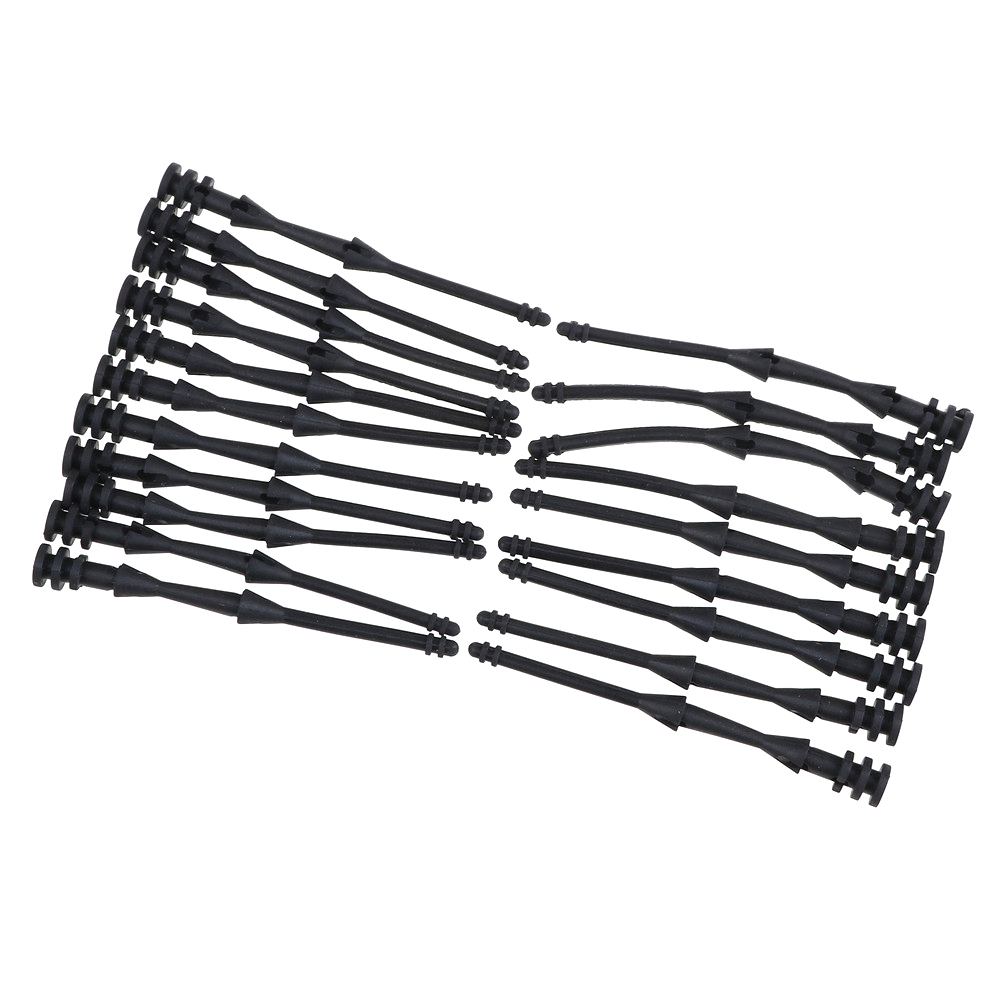 20Pcs Screw Pin Rivet Rubber PC Fan Noise Absorbtion Fans Anti Vibration Mount Silicone Screws Noise Reduction Equipment 65mm