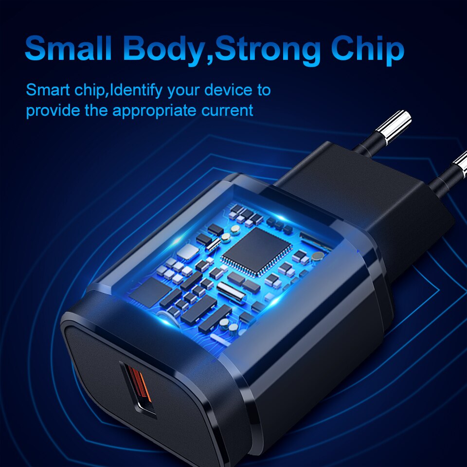 Quick Charge 3.0 Charger 9V 2a Snel Opladen Voor Oukitel WP2 Y4800 Wp5000 K12 Blackview BV9900 BV8000 Ulefone Power 6 Doogee