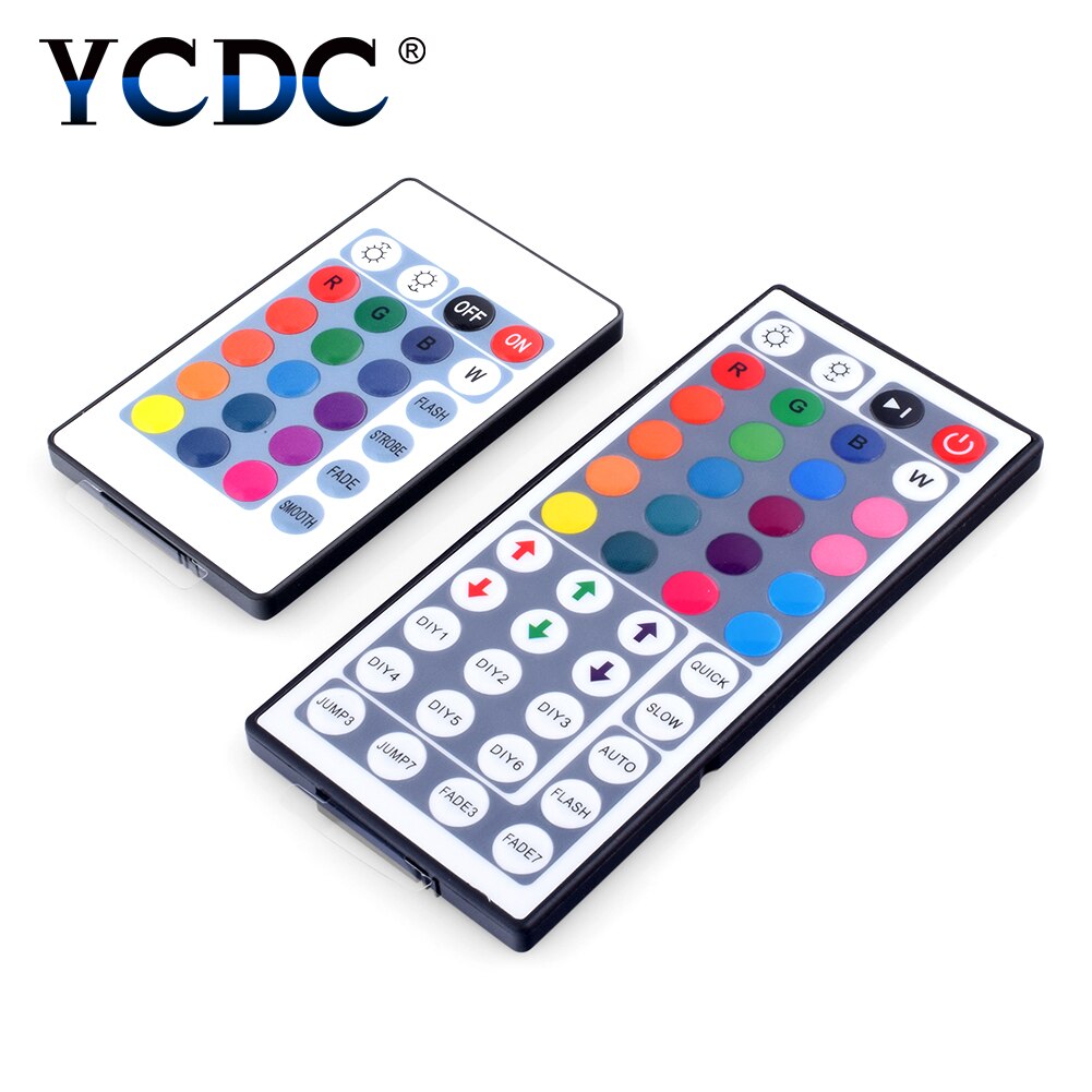 SMD 5050 3528 2835 RGB LED streifen Licht Band zubehör DC 12V 24Schlüssel / 44 schlüssel RGB IR RF fernbedienung Für RGB LED streifen