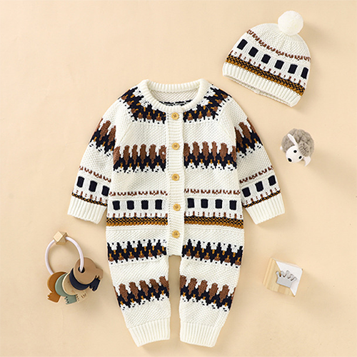 Baby Sweater Christmas  Autumn Winter Baby Boy Girl Knitted Clothes Long Sleeve Kids Toddler Cardigan Sweater Outerwear 3-8 years
