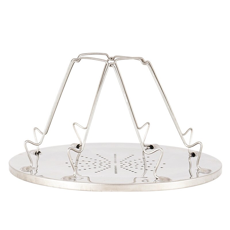 Toaster Rack Portable Outdoor Camping Stainless Steel Toast Bracket For Gas Hob Cooker Grill Tool Folding BBQ Tray Plate: Default Title