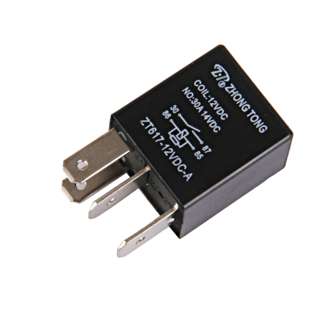 Relés de relé SPST para coche y camión, y de , DC 12V, 30A, 30 AMP, 4 pines, 4 P, , 100%