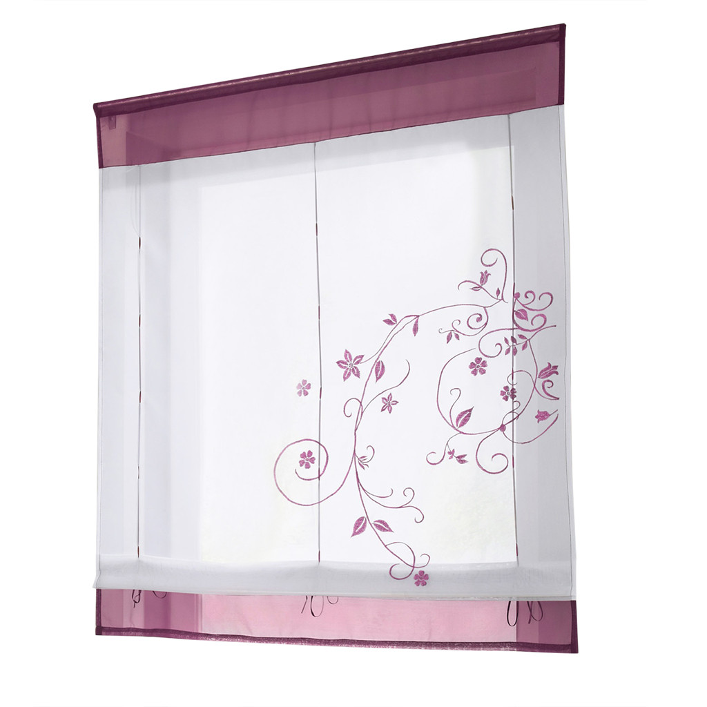 Cortinas romanas bordadas, tul, cortina de ventana moderna para habitación Pastoral, decoración de ventanas de pared, MAR6, novedad