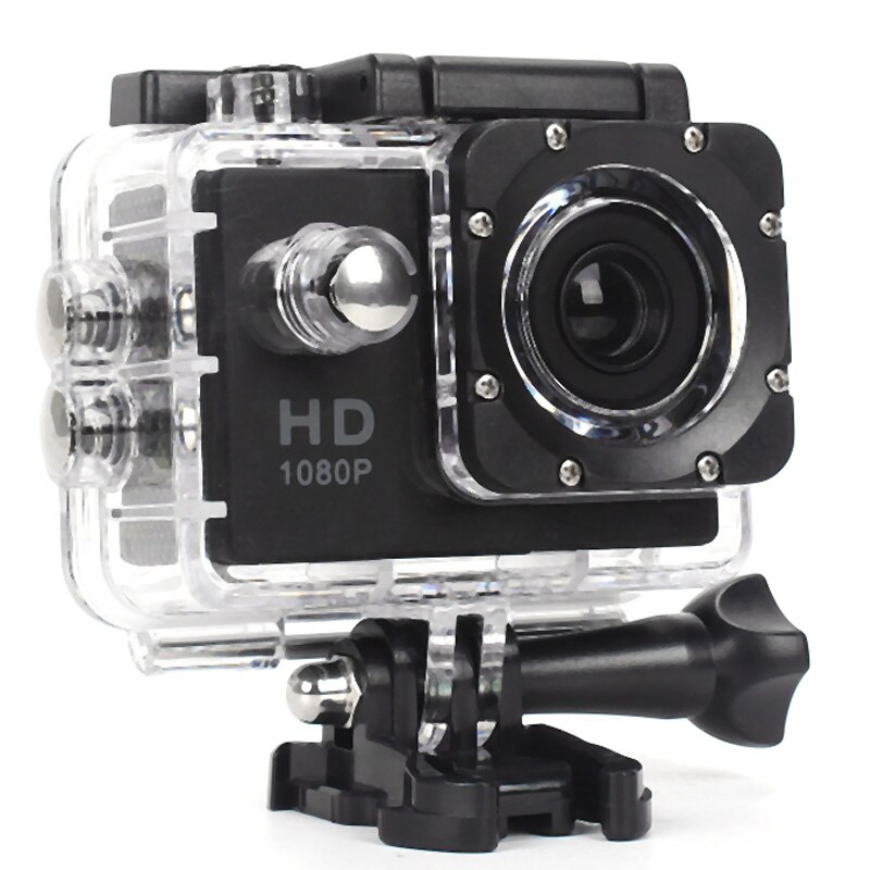 480P Motorcycle Dash Sports Action Video Camera Motorcycle Dvr Full Hd 30M Waterproof: Black