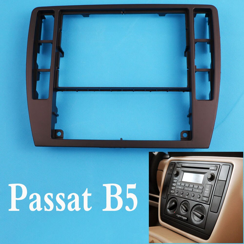3b0858069 abs preto interior traço console central guarnição moldura do painel de rádio face quadro para vw passat b5 2001 2002 2003 2004 2005