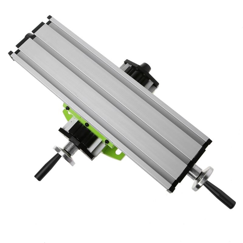 Mini Milling Machine Work Table Vise Portable Compound Bench X-Y 2 Axis Adjustive Cross Slide Table for Bench Drill Press