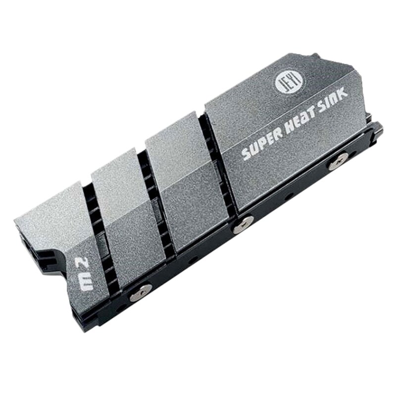 JEYI-disipador de calor M.2 Ssd Nvme Ngff, disipador de calor de aluminio con almohadilla térmica para disco duro M2 2280 Ssd, Pc de escritorio: Default Title