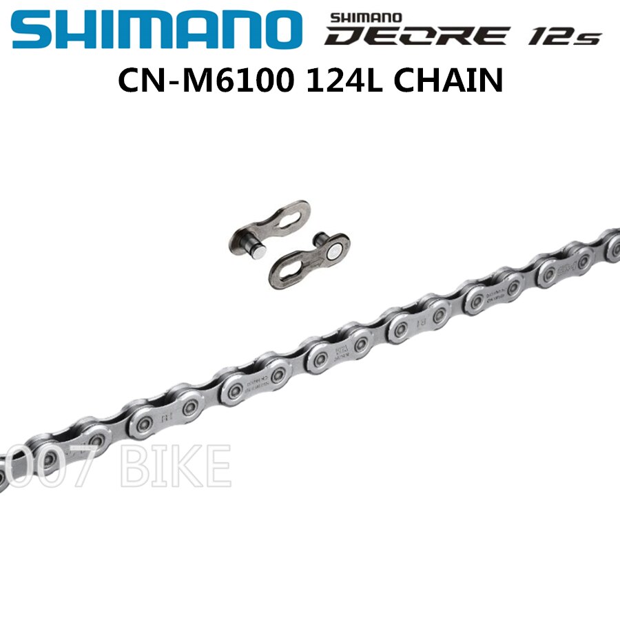 Shimano deoer cn  m6100 kæde 12- speed mountainbike cykel kæde cn -m6100 mtb cykel  m6100 kæder