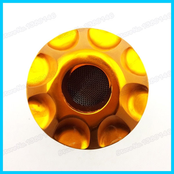 Pit Dirt Bike 28mm Gold Aluminum Exhaust Muffler For Chinese 50cc -125cc TTR KLX CRF Moped Scooter Motocross