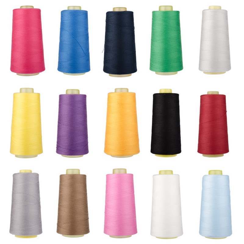 3000 Yards / roll Polyester Thread Multicolor 40S/2 Threads Spool Shirt Dress Sewing Thread Garment Accessories