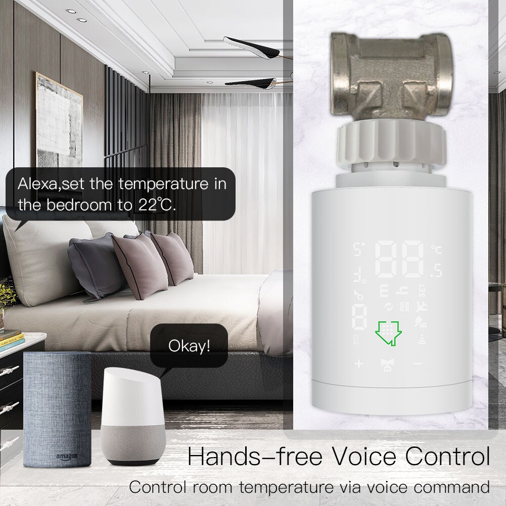 Radiator Actuator Temperature Controller Intelligent Voice Control Smart Accessories Thermostatic Radiator Valve