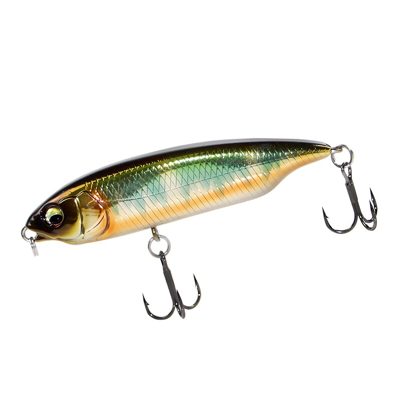 1 Uds señuelo de pesca 59mm 5,5g 80mm 11g agua hundida Mini lápiz pececillo señuelo duro Artificial pequeño Crankbait Wobblers cebo duro: 40 mm / Blanco