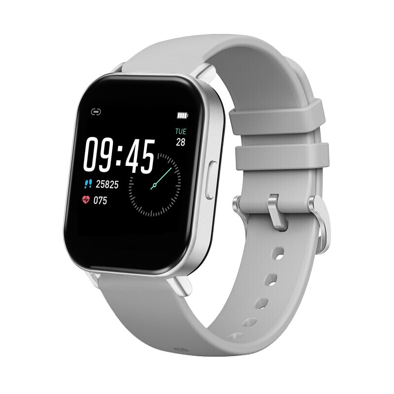 Bluetooth horloges fitness tracker lichaamstemperatuur hartslagmeter metronoom sportarmband smartwatch  r66: R66 grijs