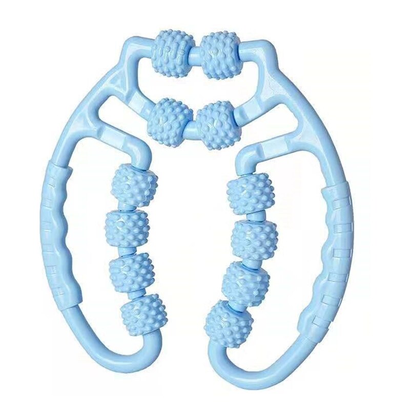 Rouleau Musculaire Pour Jambes, Rouleau De Massage Anti Cellulite 360 Pour Les Muscles Manuel 9 Roues Rouleau Cellulite Pour Les Cuisses Rouleau En Mousse Soulage La Fatigue Rose 90493943