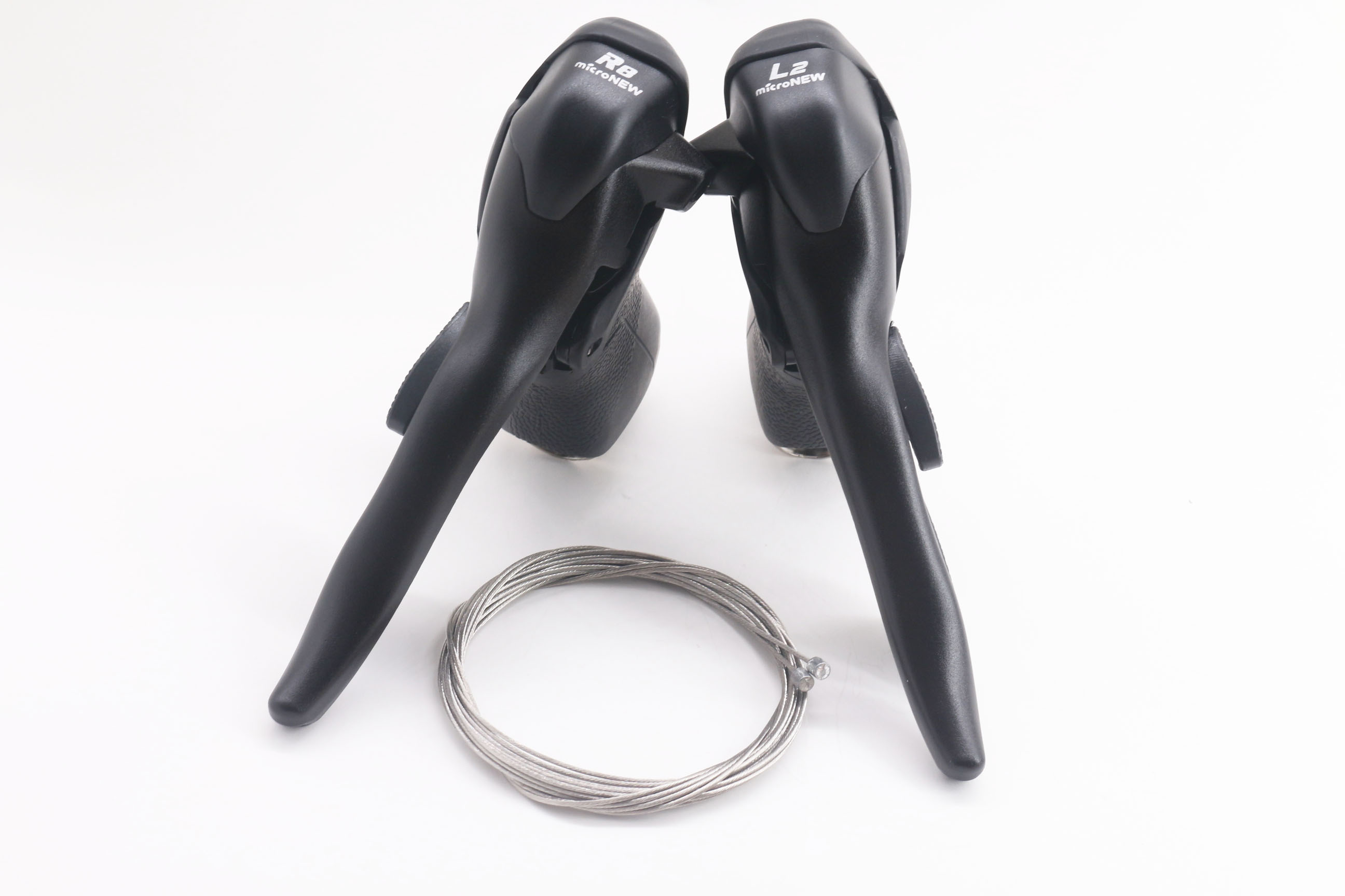 Micronew R8 Doulble Triple 8 speed Dual Control Levers for 22.2-23.8mm Handlebar STI Lever Set