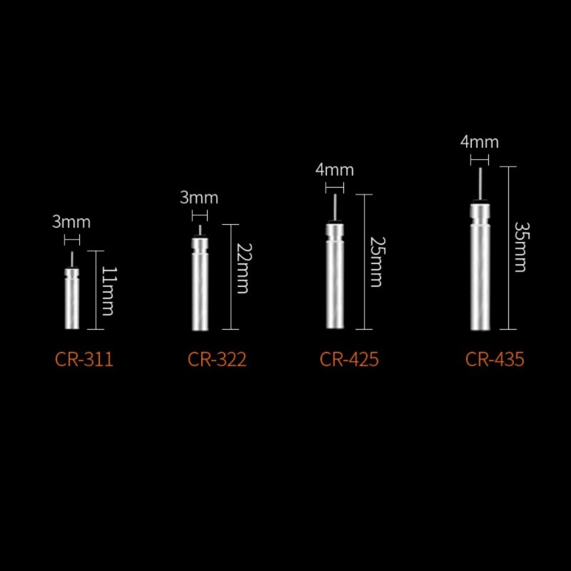5 Stks/set CR-311/CR-322/CR-425/CR-435 Batterijen Vissen Float Batterij Lithium Pin Cellen Led Elektrische Vlotter Licht stok